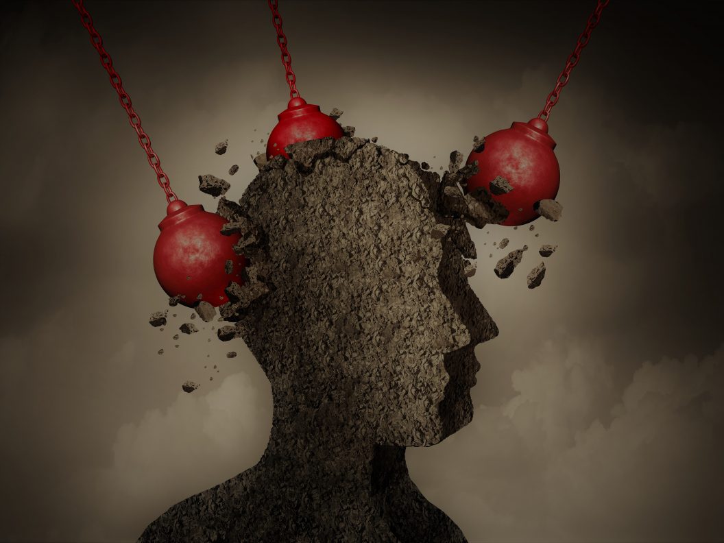 Painful,Headache,Pain,And,Pounding,Migraine,Concept,As,A,Human