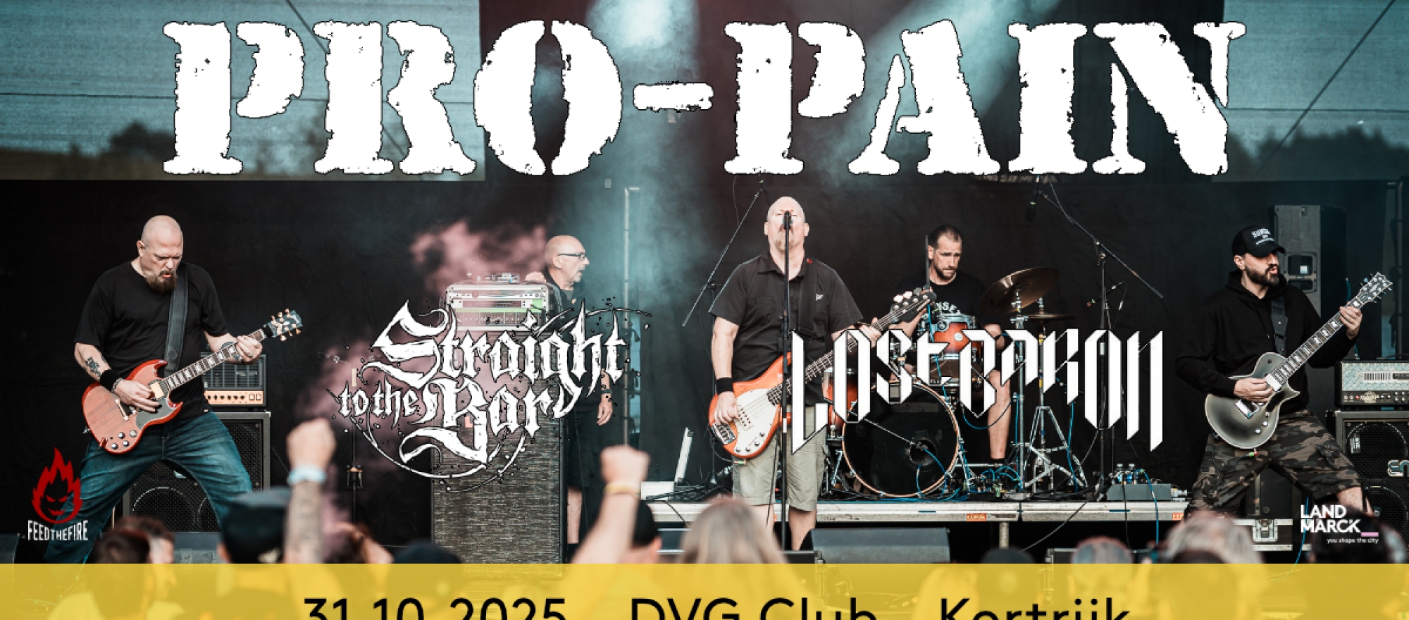 Pro-Pain @ DVG Club, Kortrijk banner