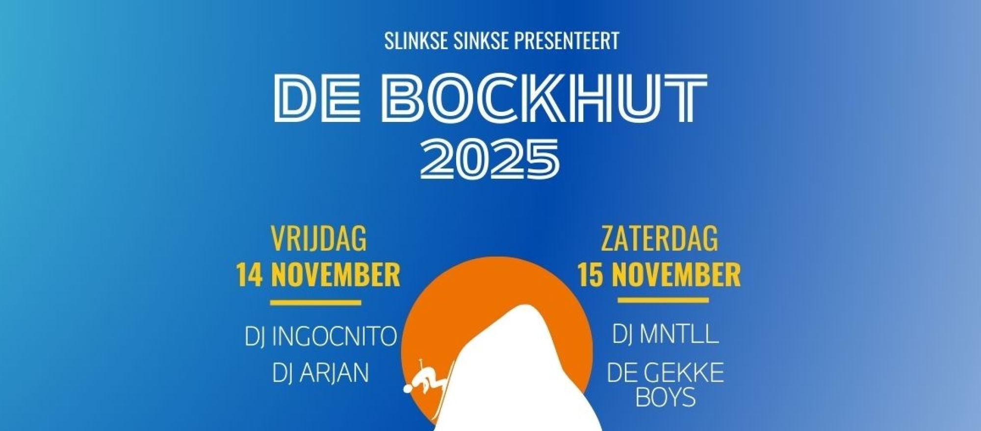 De Bockhut 2025 banner