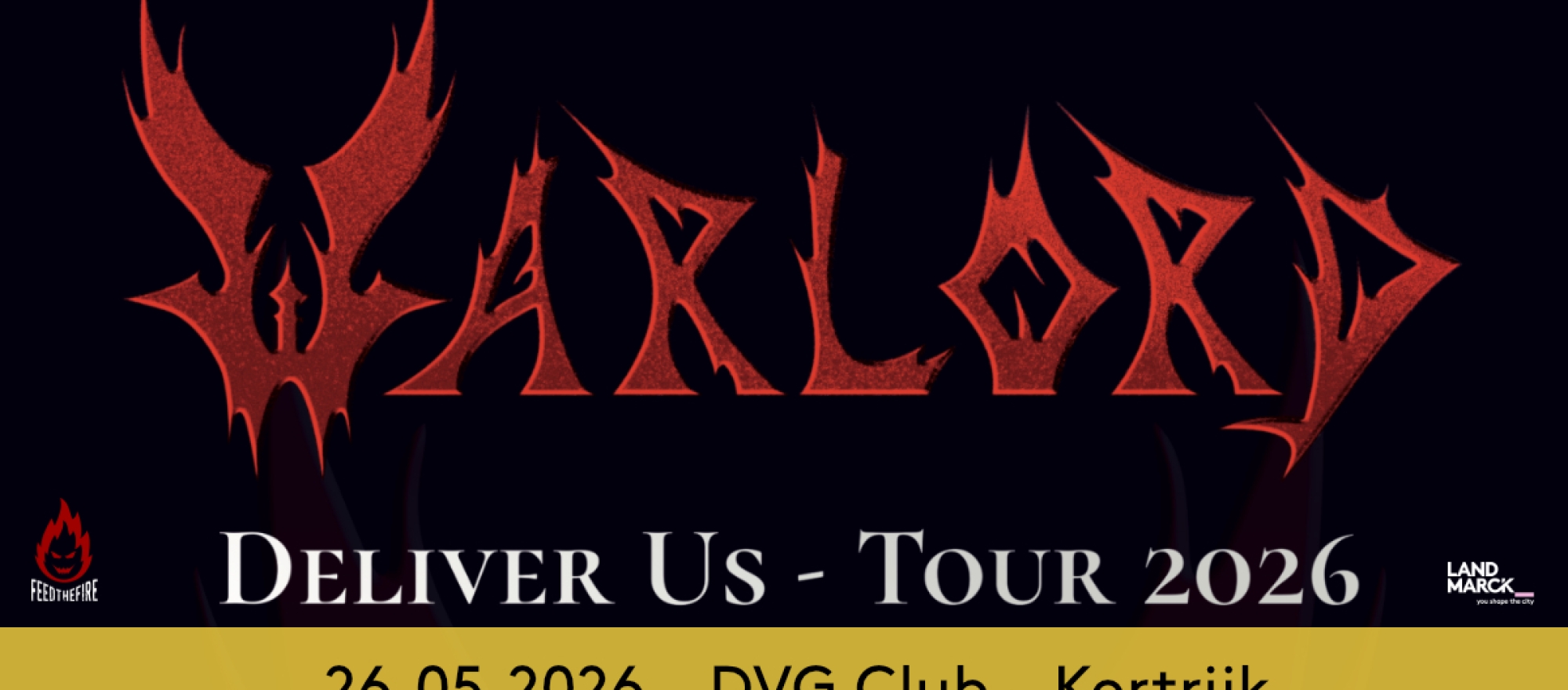 Warlord @ DVG Club, Kortrijk banner
