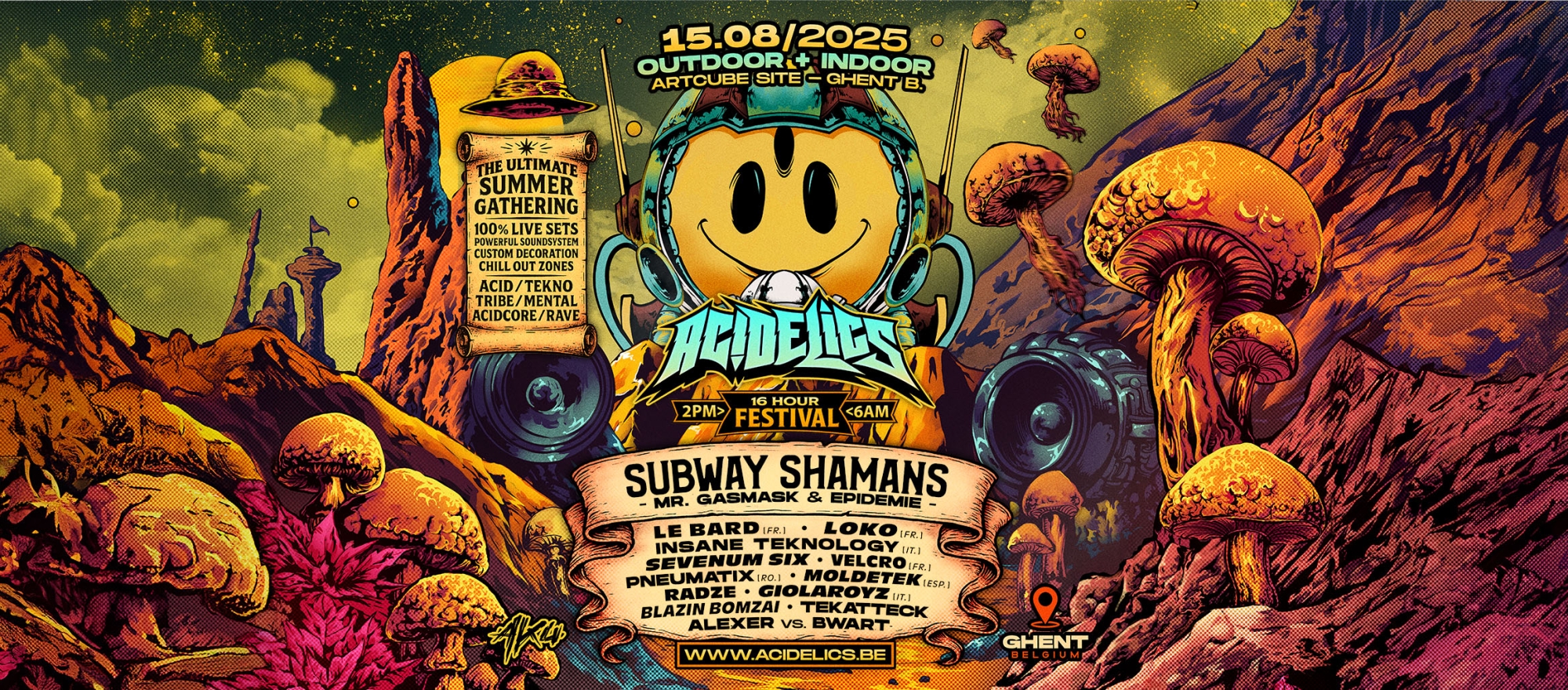 ACIDELICS FESTIVAL banner