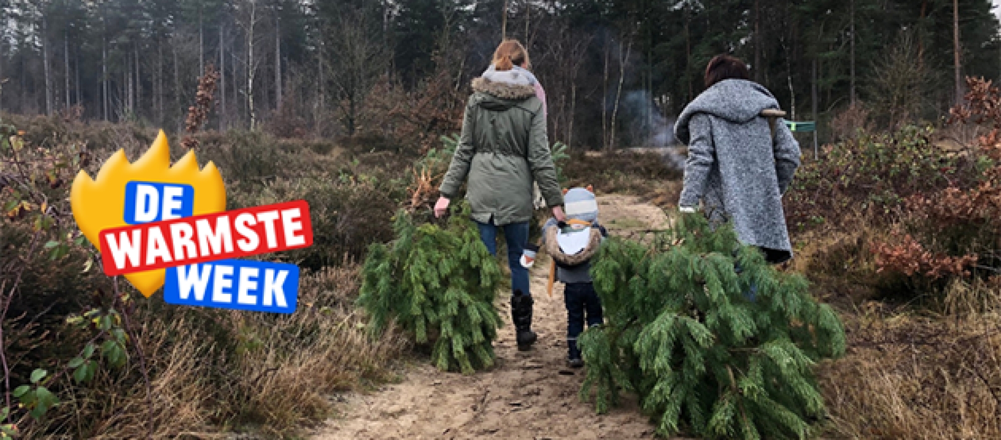 Kerstdenactie voor De Warmste Week 2025 banner