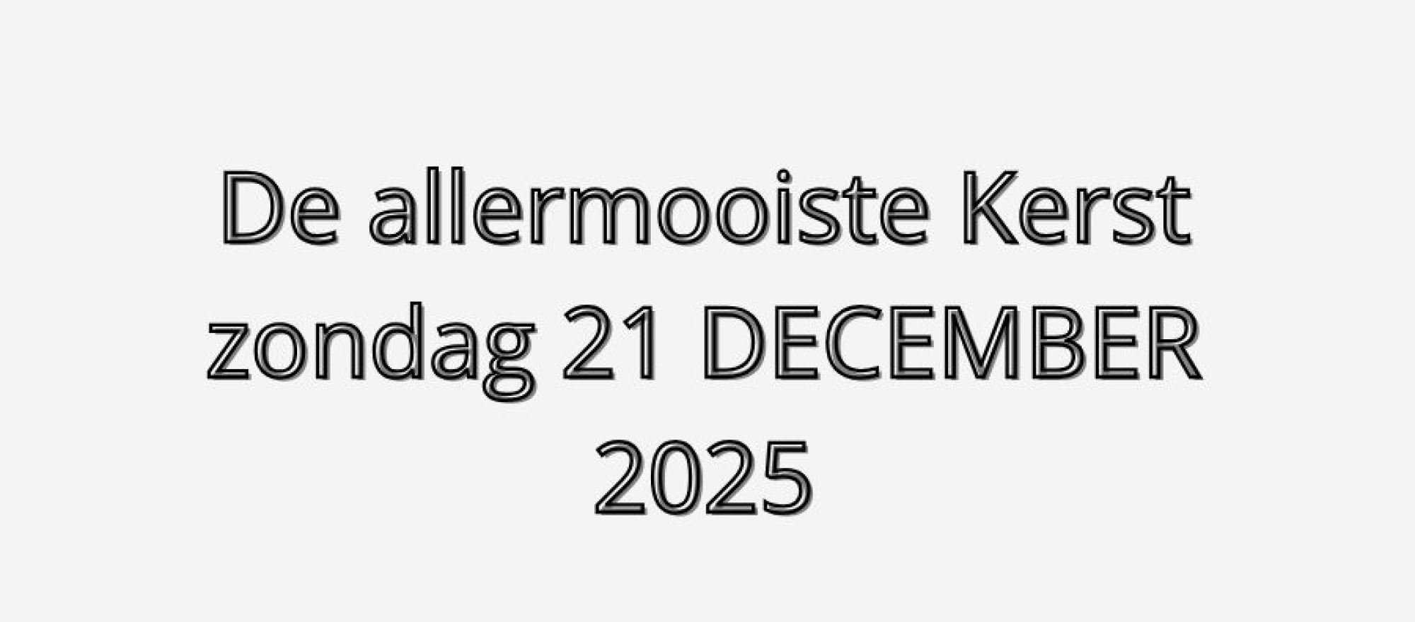 de mooiste kerstmis banner