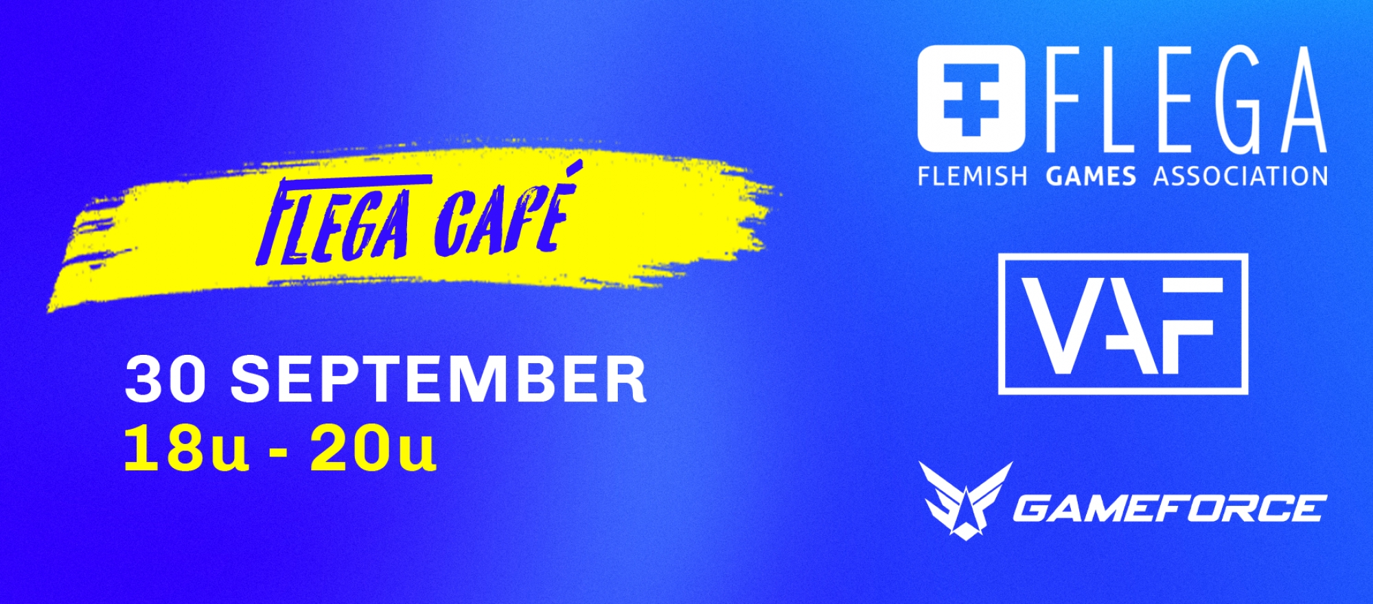 FLEGA Café - GameForce België banner