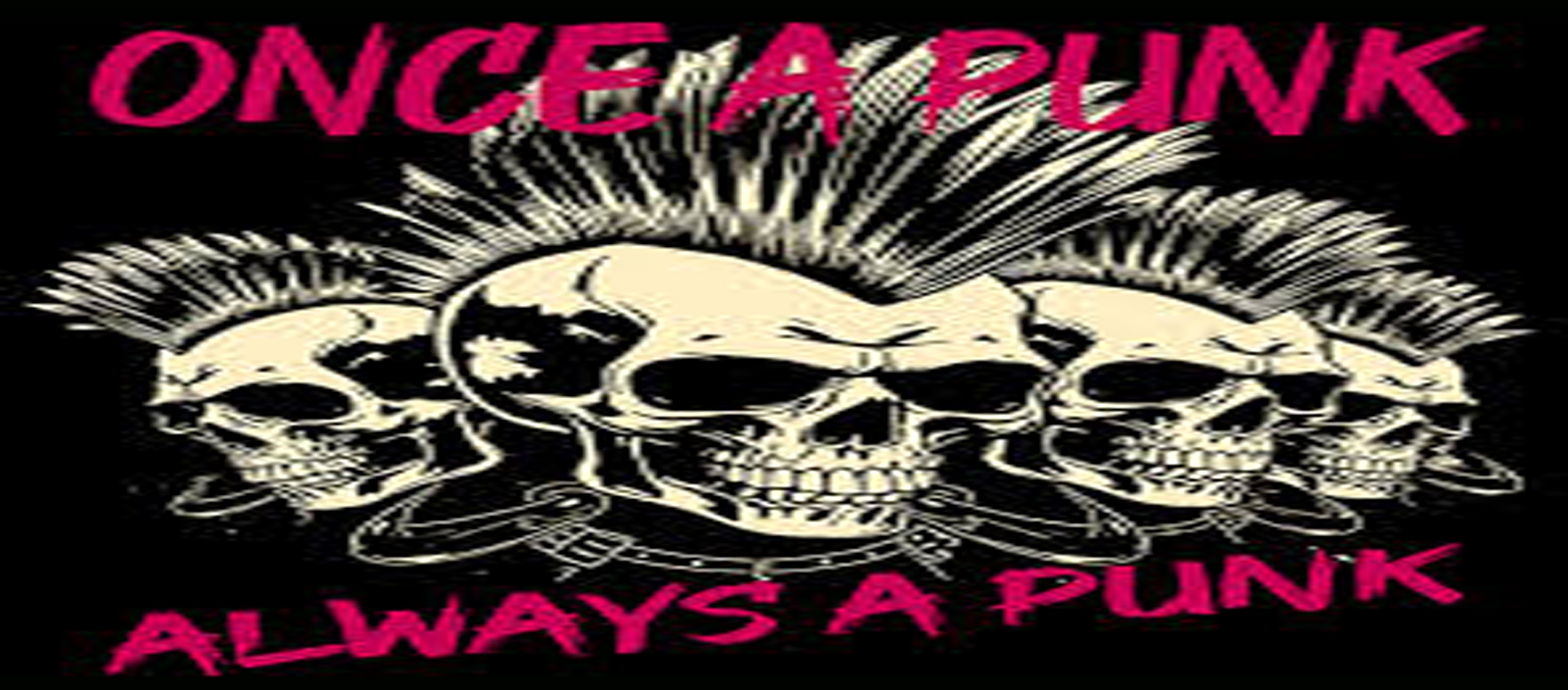 Once a punk banner