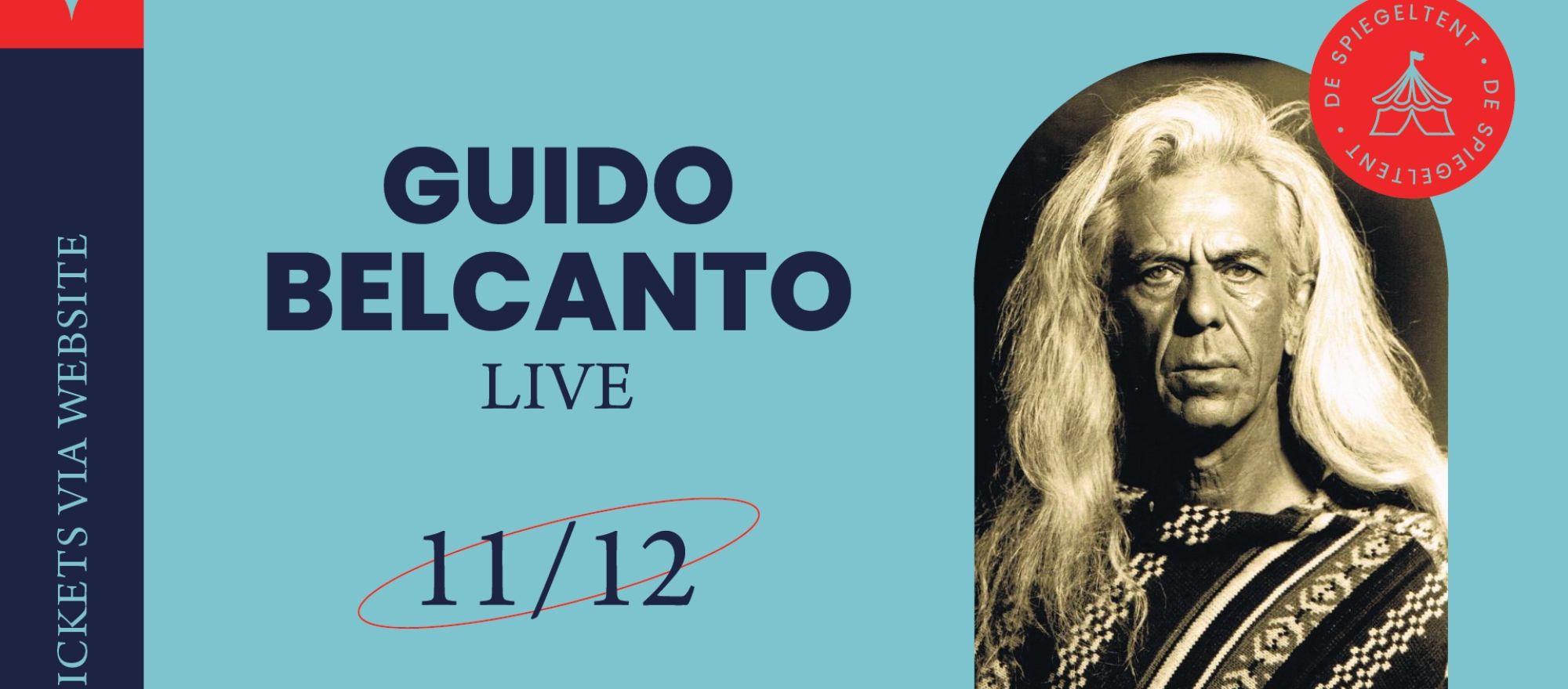 De Spiegeltent - Guido Belcanto banner