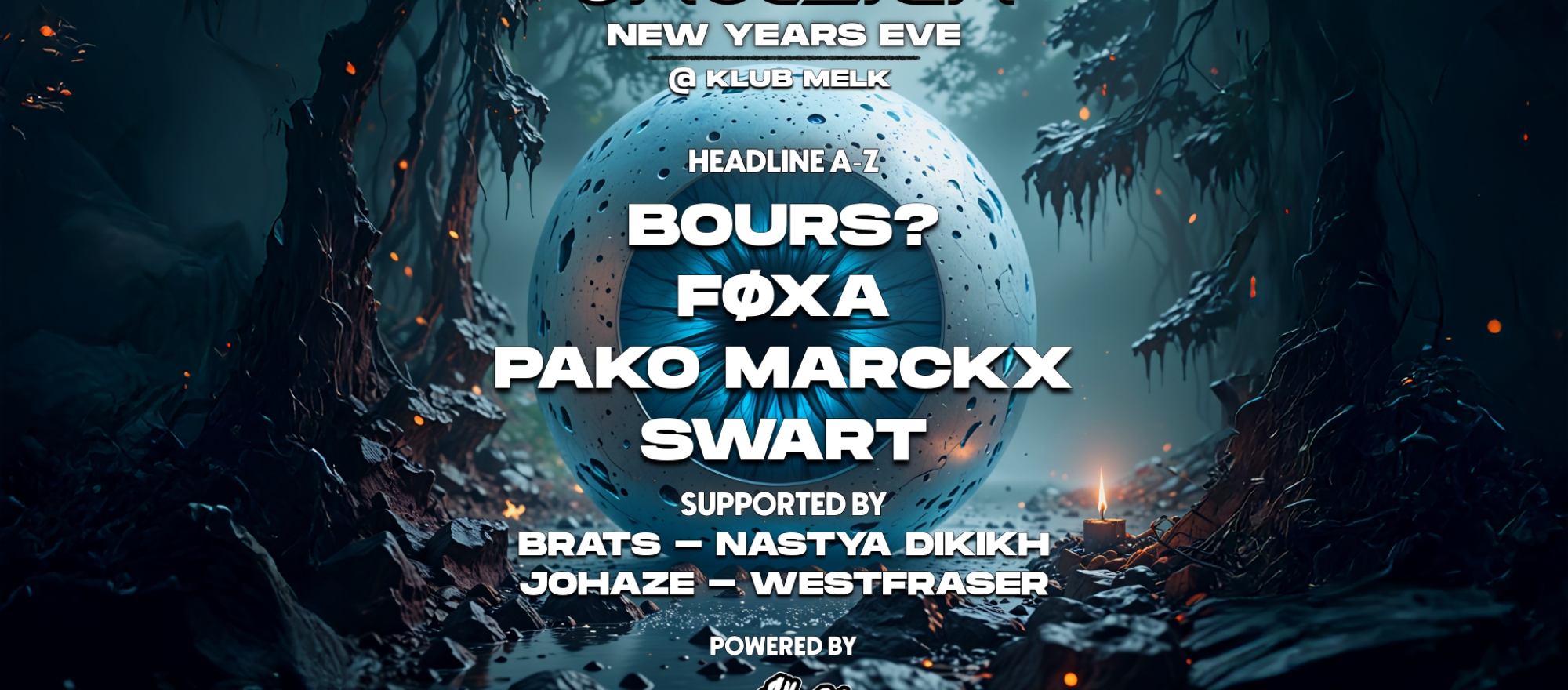 ONGEZIEN NYE met Bours?, Føxa, Pako Marckx,.. banner