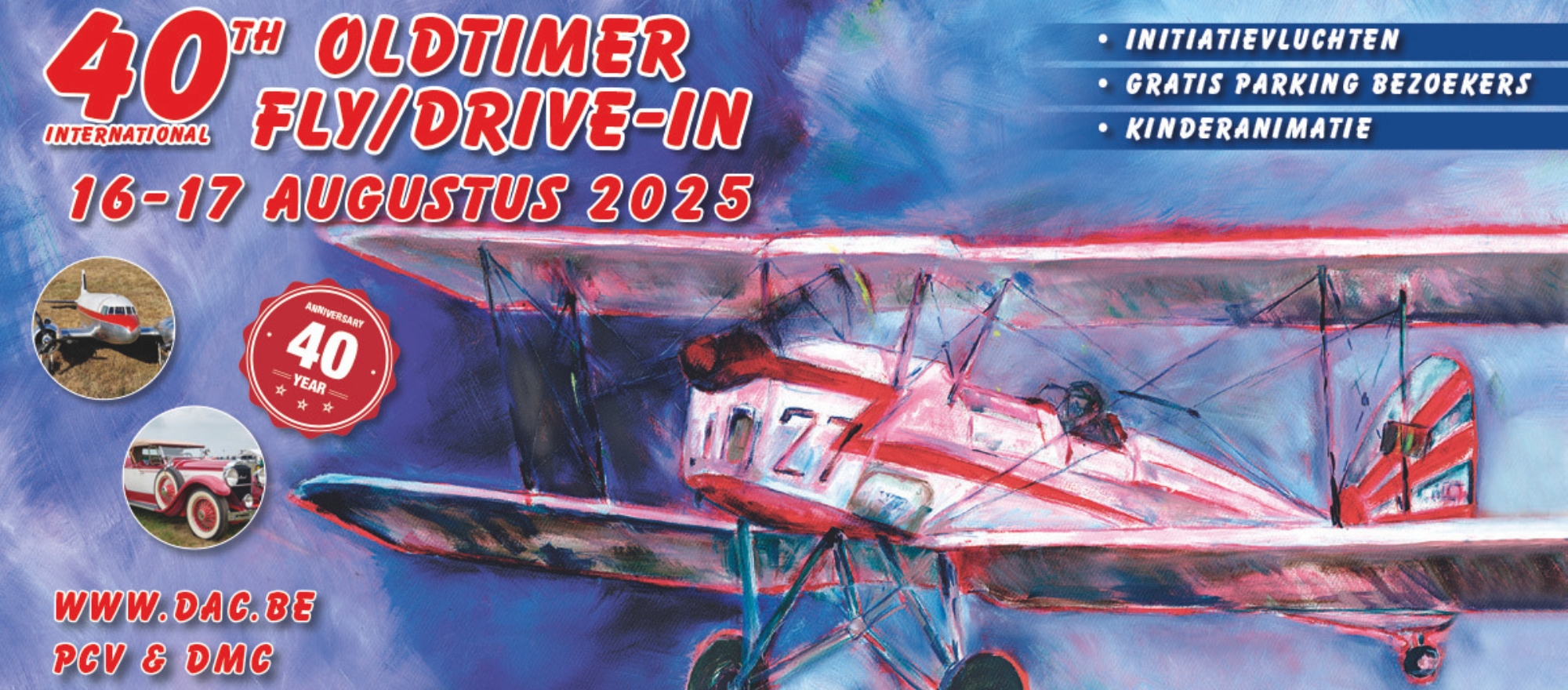 Oldtimer Fly&Drive-In banner