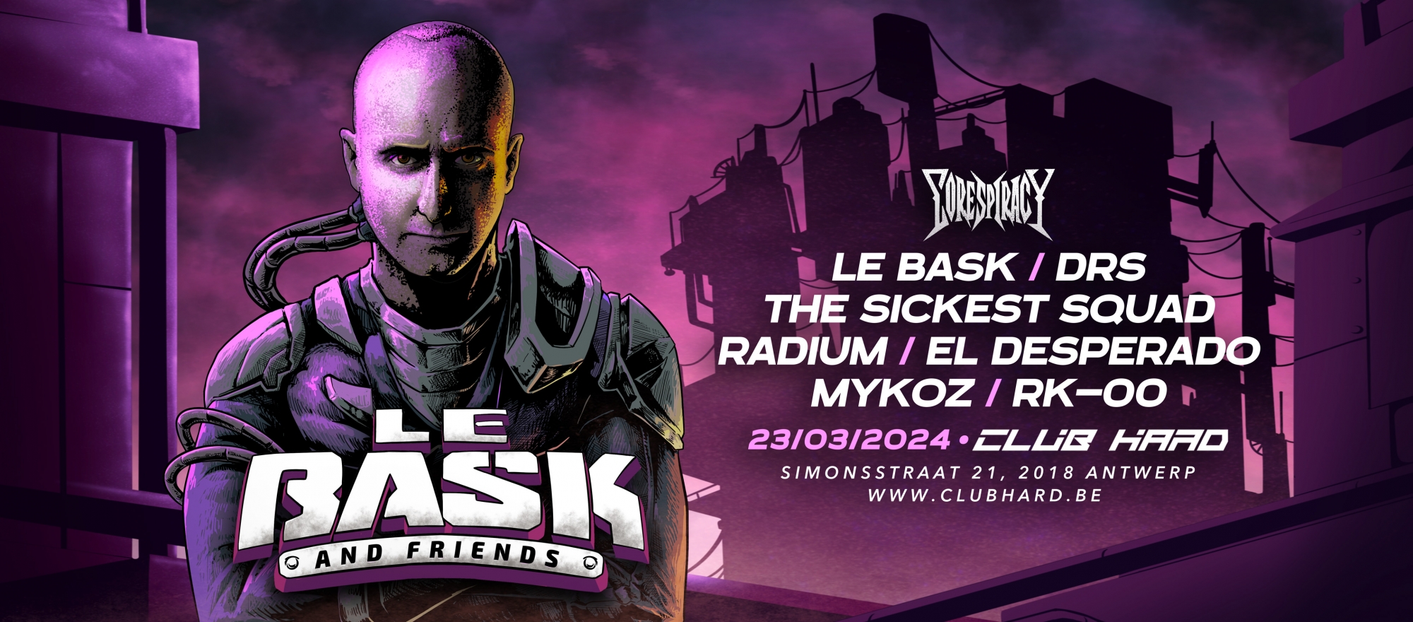 CORESPIRACY - LE BASK & FRIENDS  banner