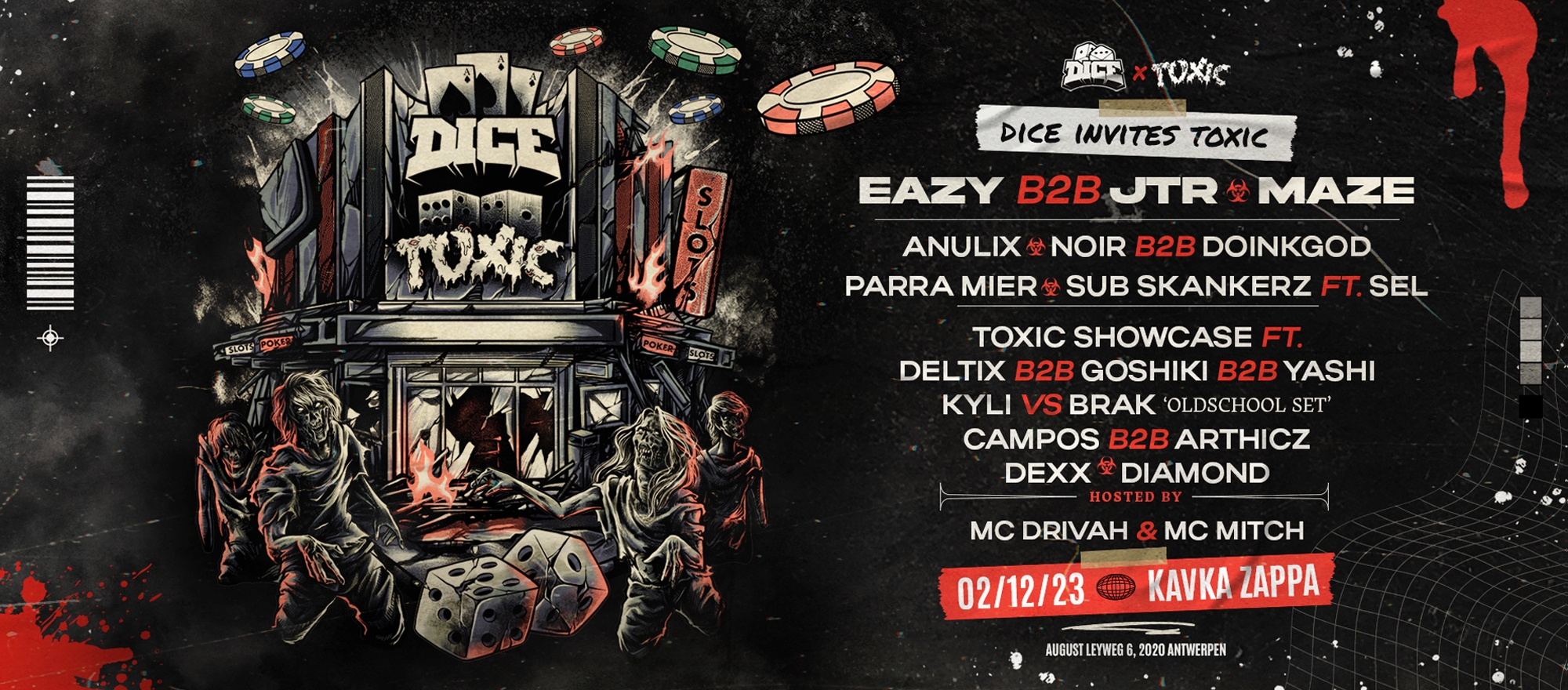 DICE INVITES TOXIC  banner