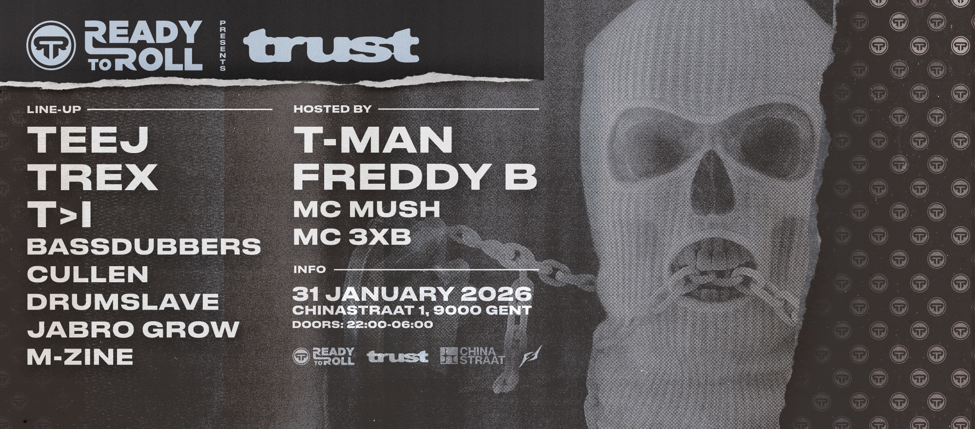 Ready To Roll presents: Trust Audio banner