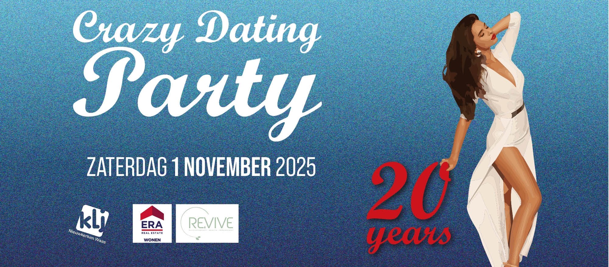 Crazy Dating Party banner