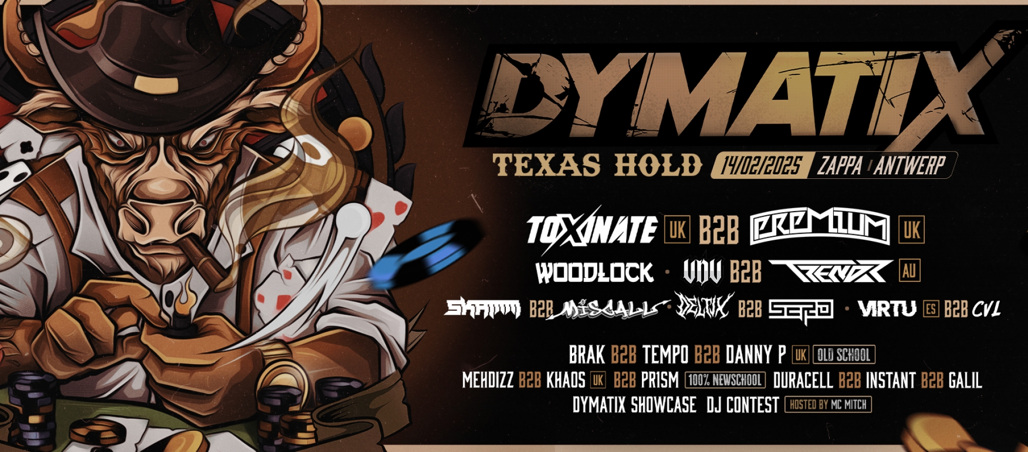 DYMATIX - TEXAS HOLD banner