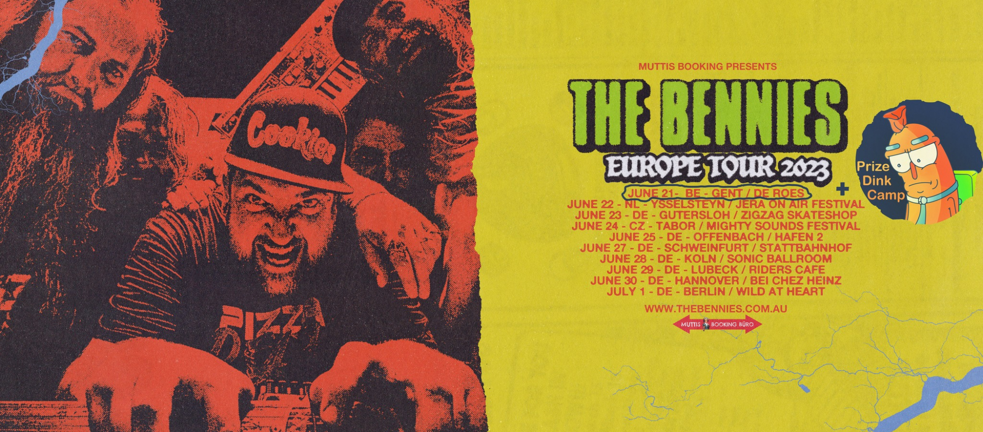 THE BENNIES + PRIZE DINK CAMP banner