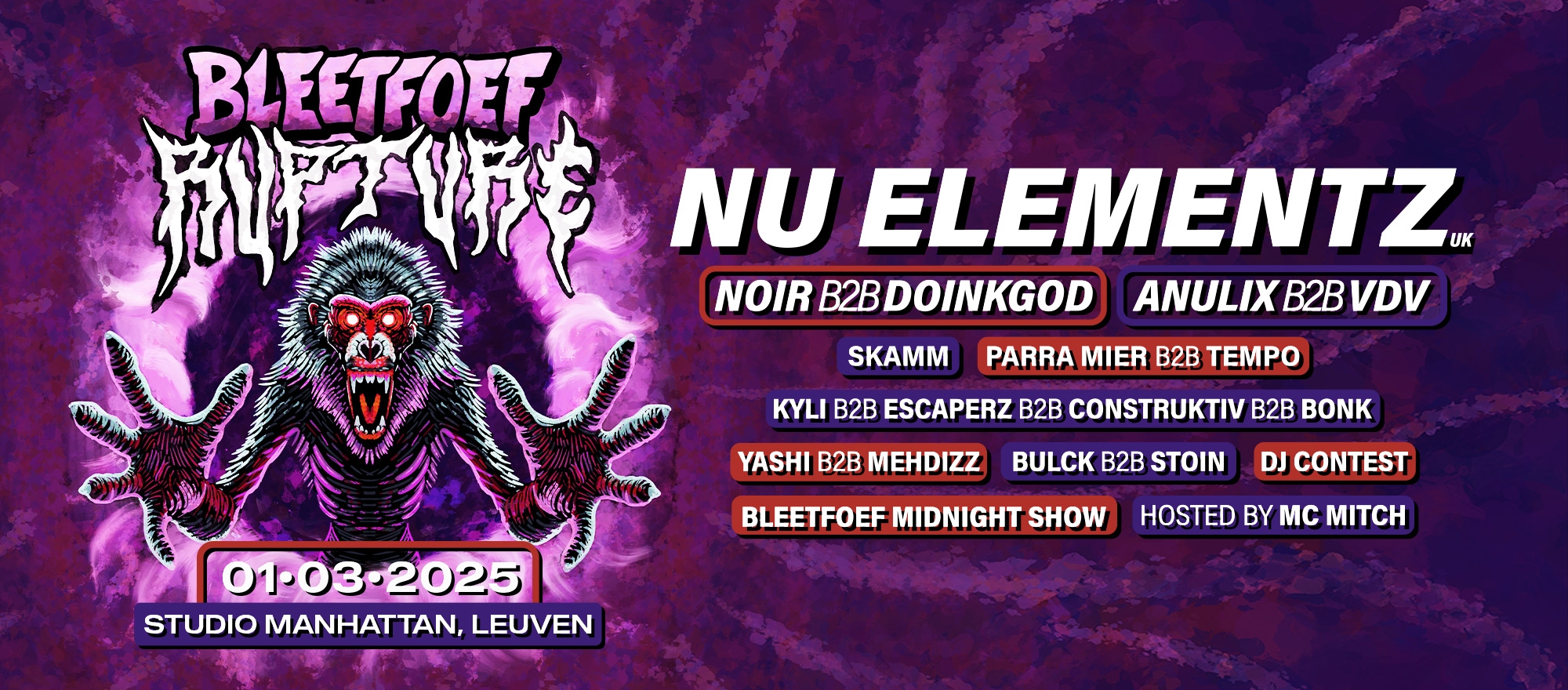 Bleetfoef Rupture banner