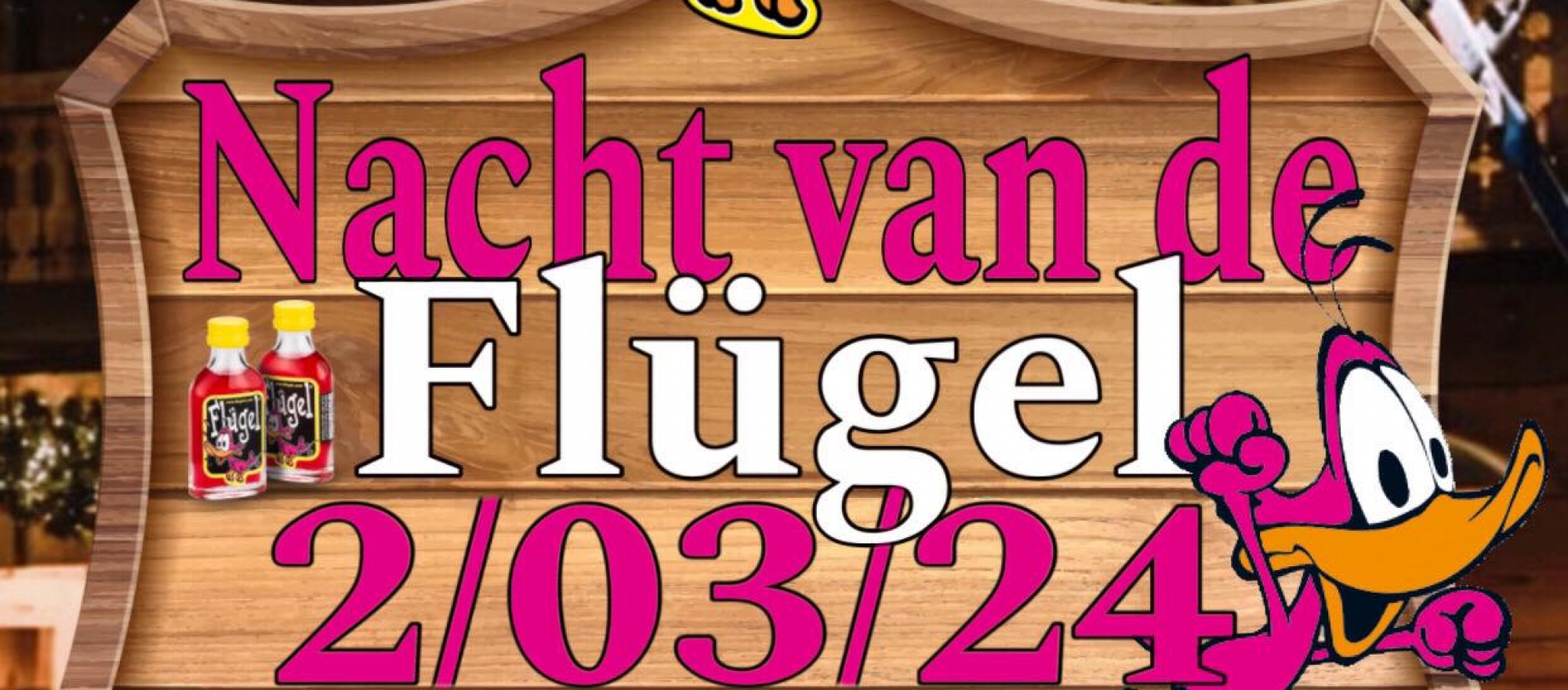 Nacht van de flügel banner