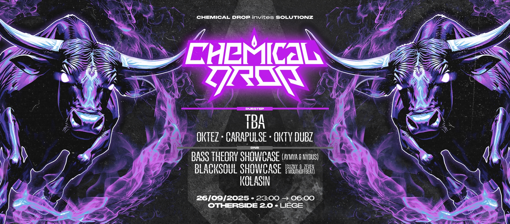 CHEMICAL DROP INVITES SOLUTIONZ banner