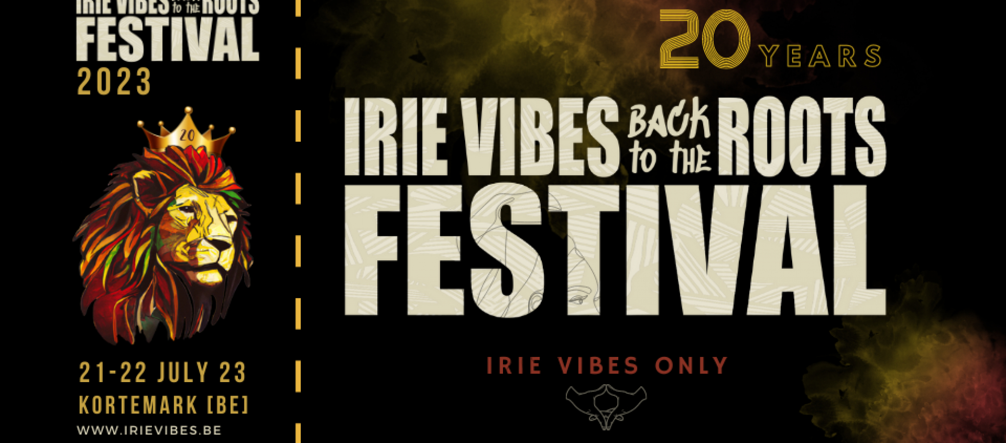 Irie Vibes Roots Festival banner