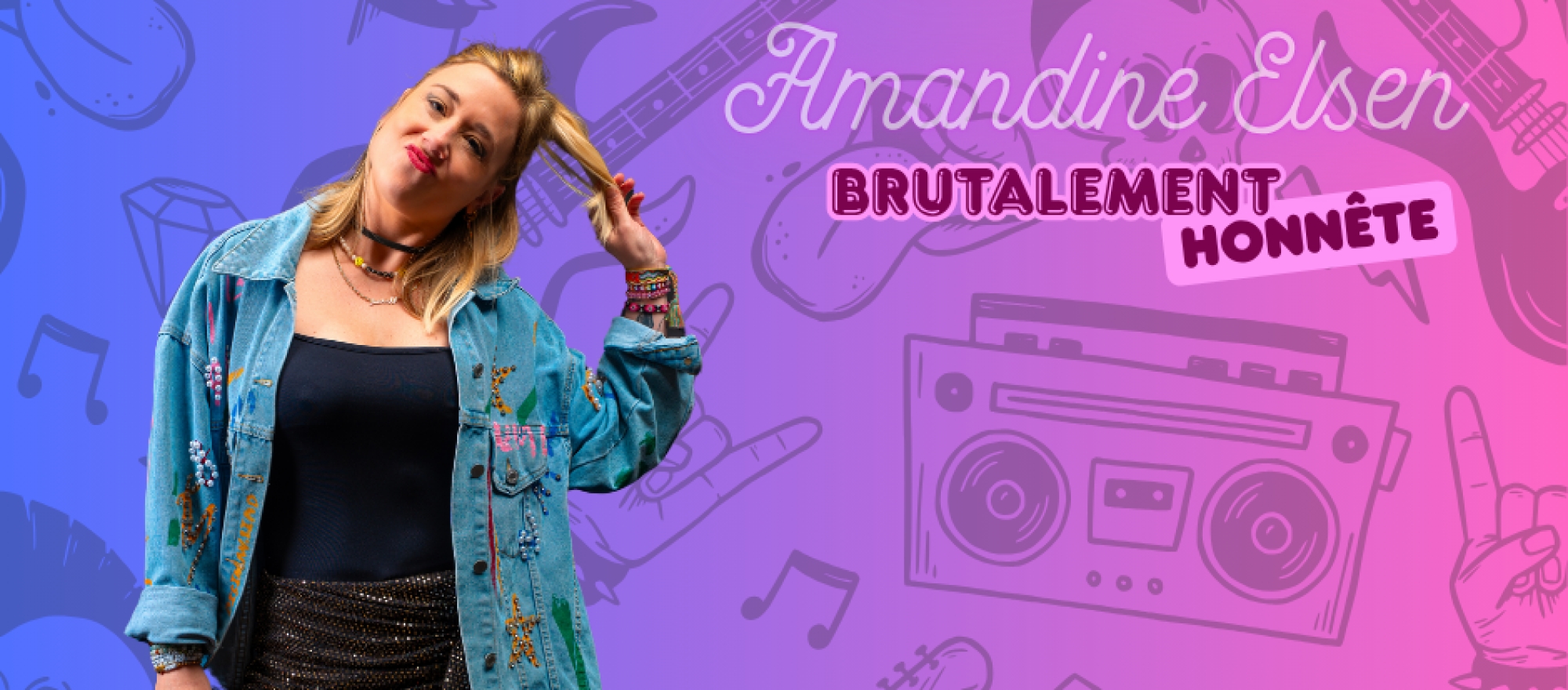 Amandine Elsen - "Brutalement honnête" banner