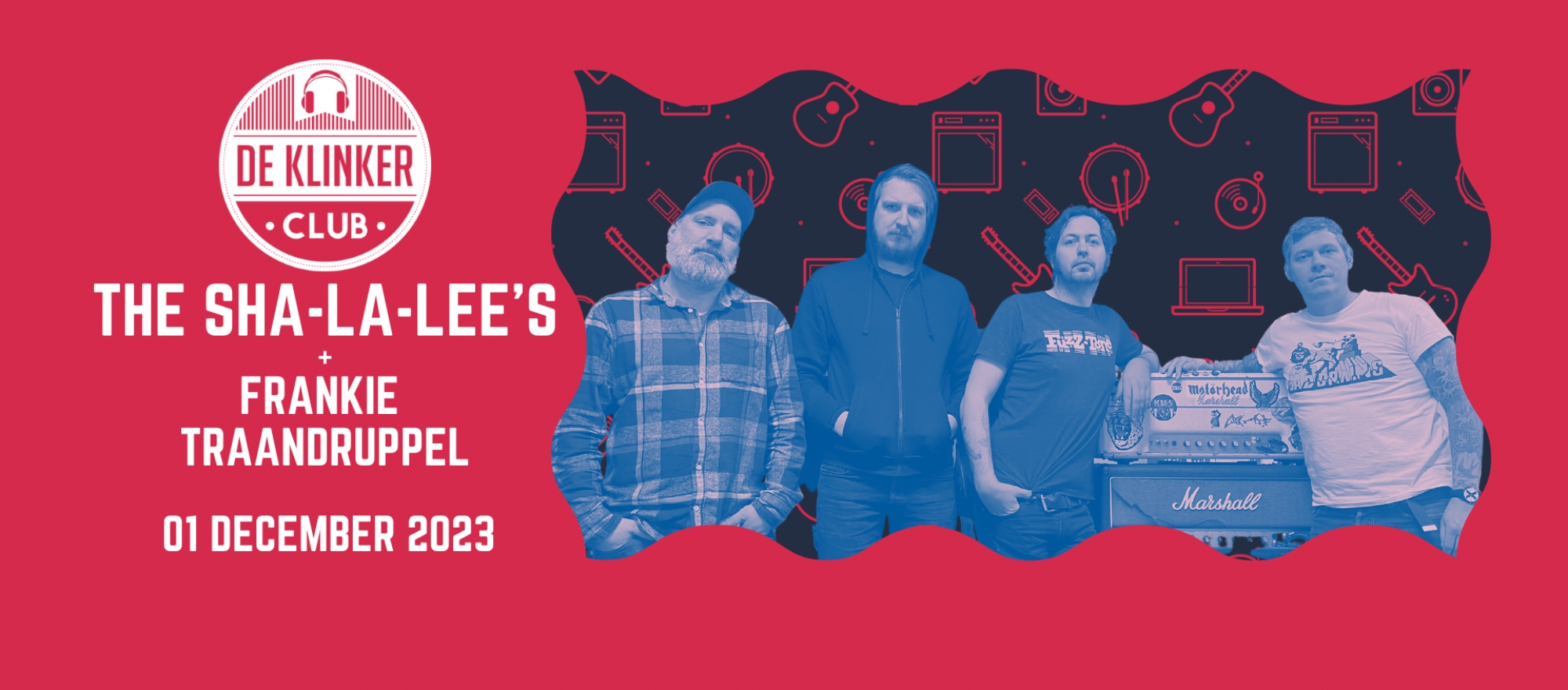 THE SHA-LA-LEE'S + FRANKIE TRAANDRUPPEL banner
