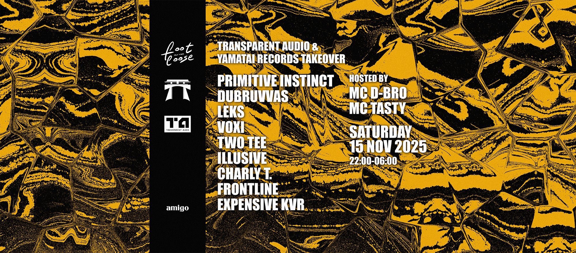 Footloose - Transparent Audio & Yamatai Records banner