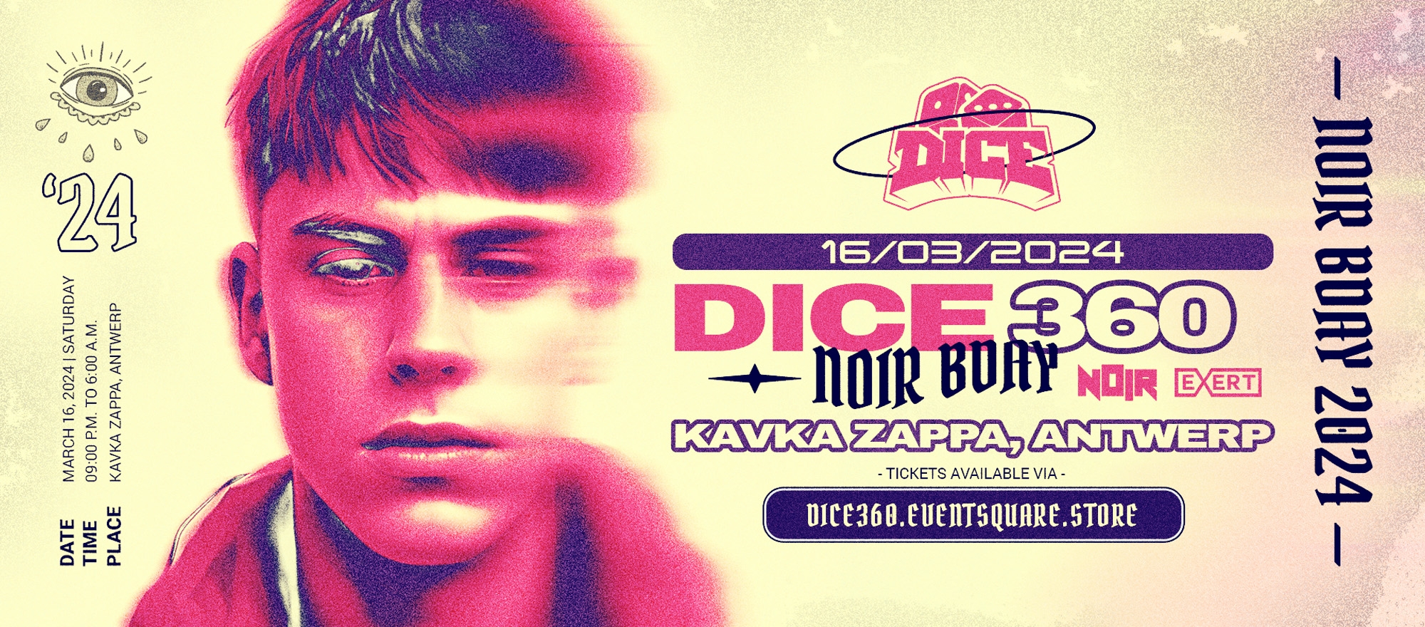 DICE 360 NOIR BDAY  banner