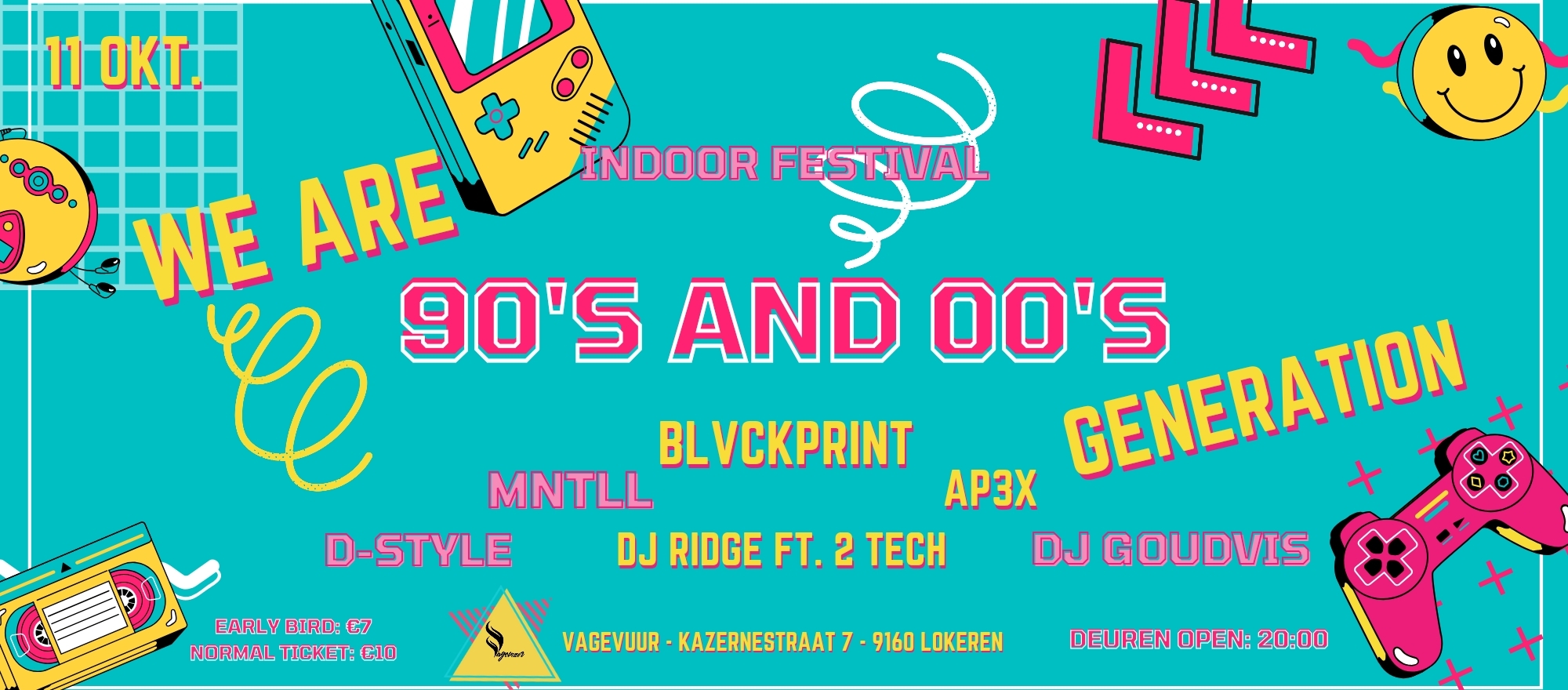We're 90's and nillies generation banner
