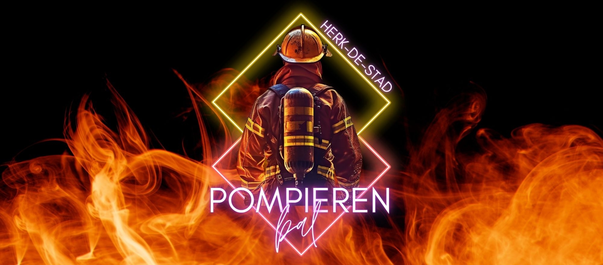 Pompierenbal Herk-de-Stad banner