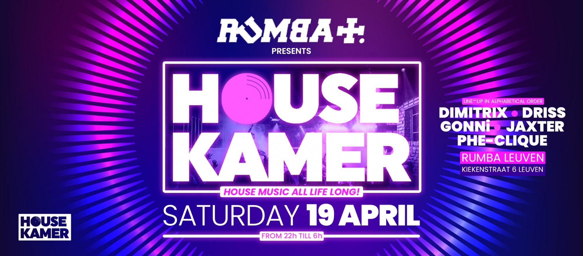 Housekamer @ Rumba banner