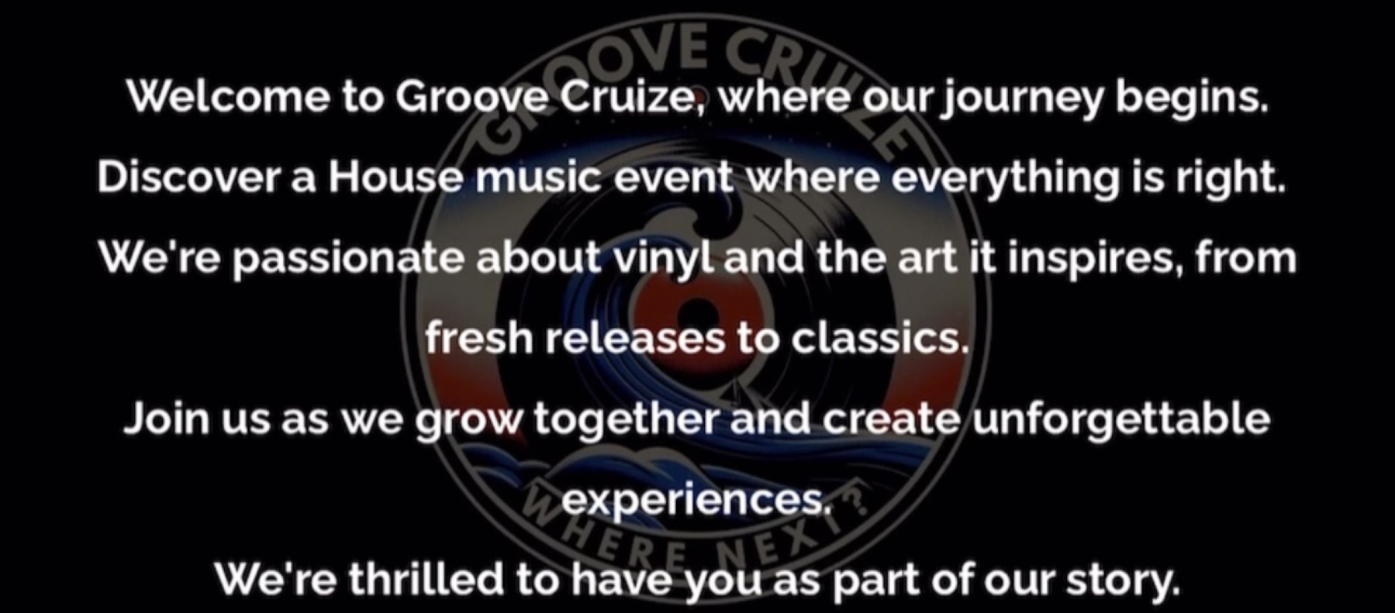Groove Cruize ADE banner