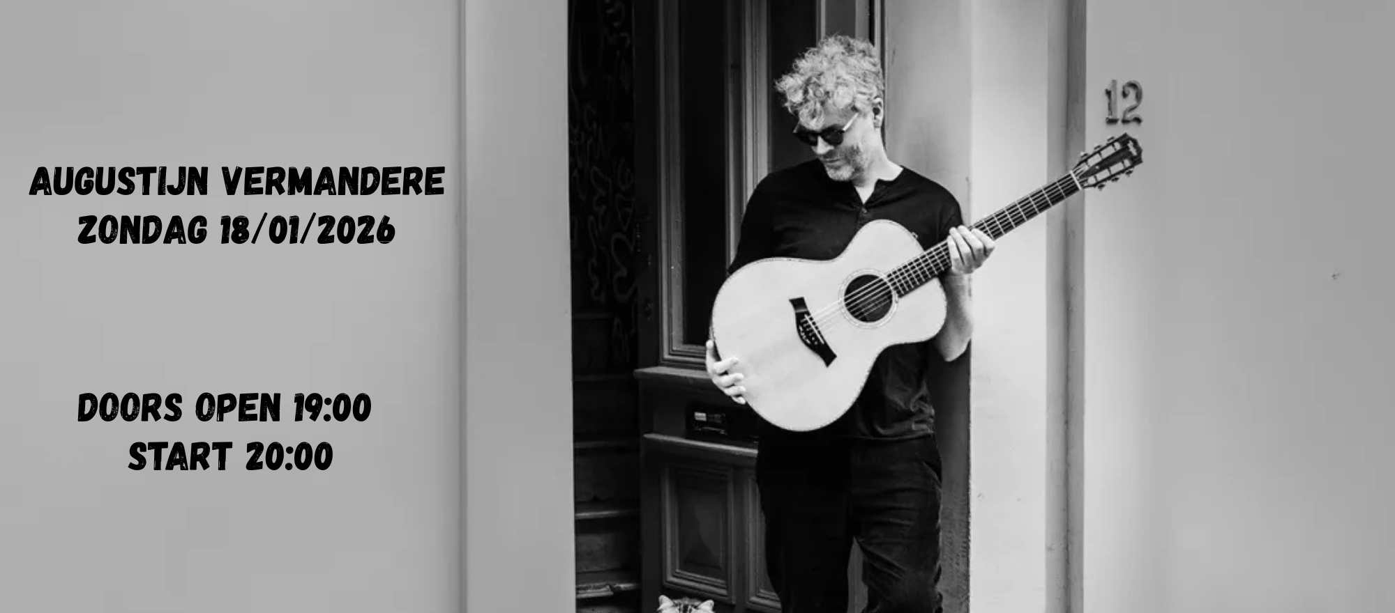 Zondag Concerten: Augustijn Vermandere banner