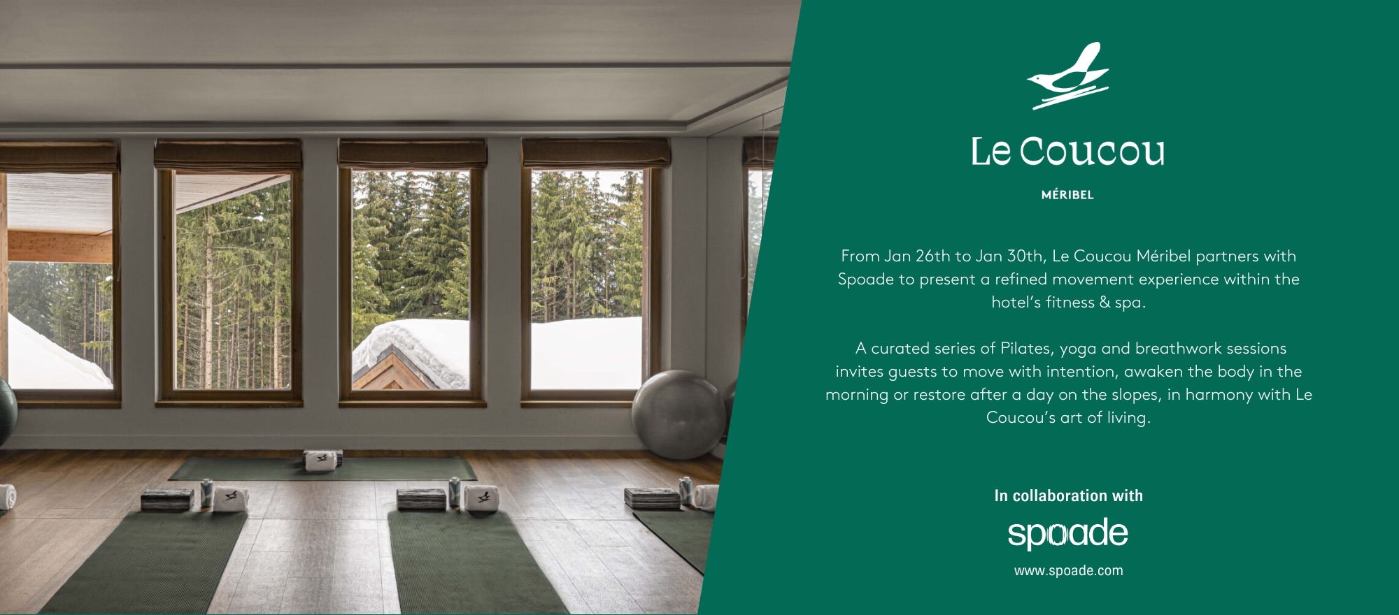 Le Coucou Méribel - Wellness Experience banner