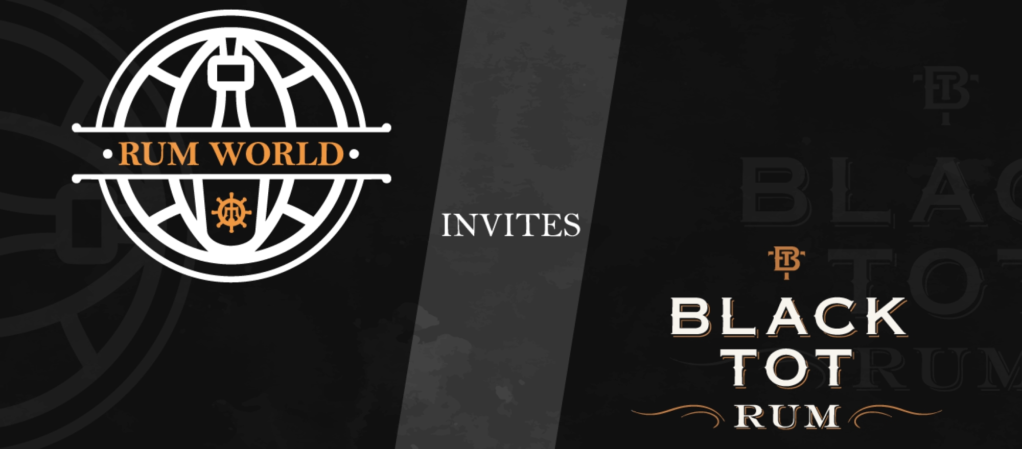 Rum World invites banner