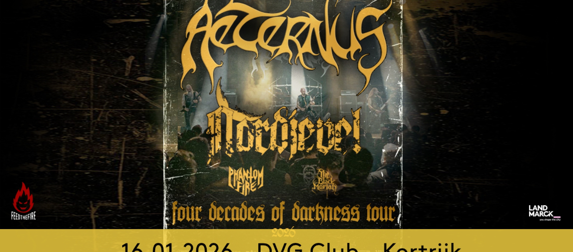 Aeternus + Nordjevel + more @ DVG Club, Kortrijk banner