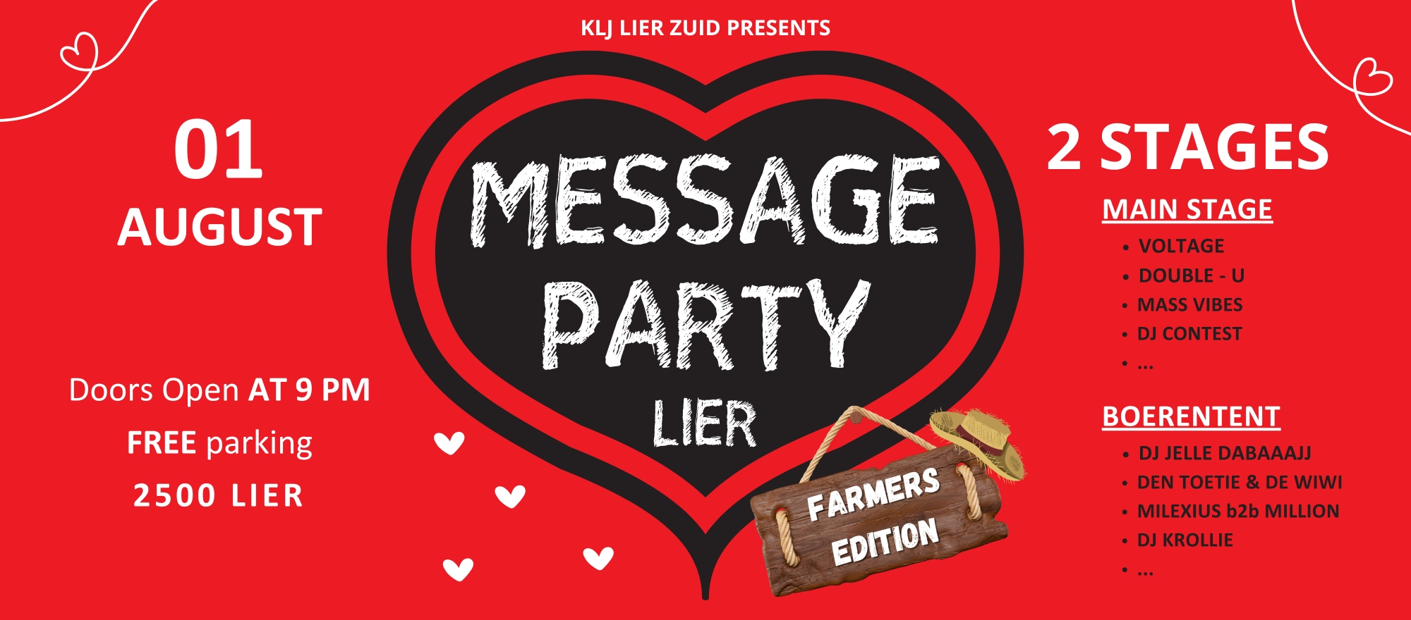 Message Party banner