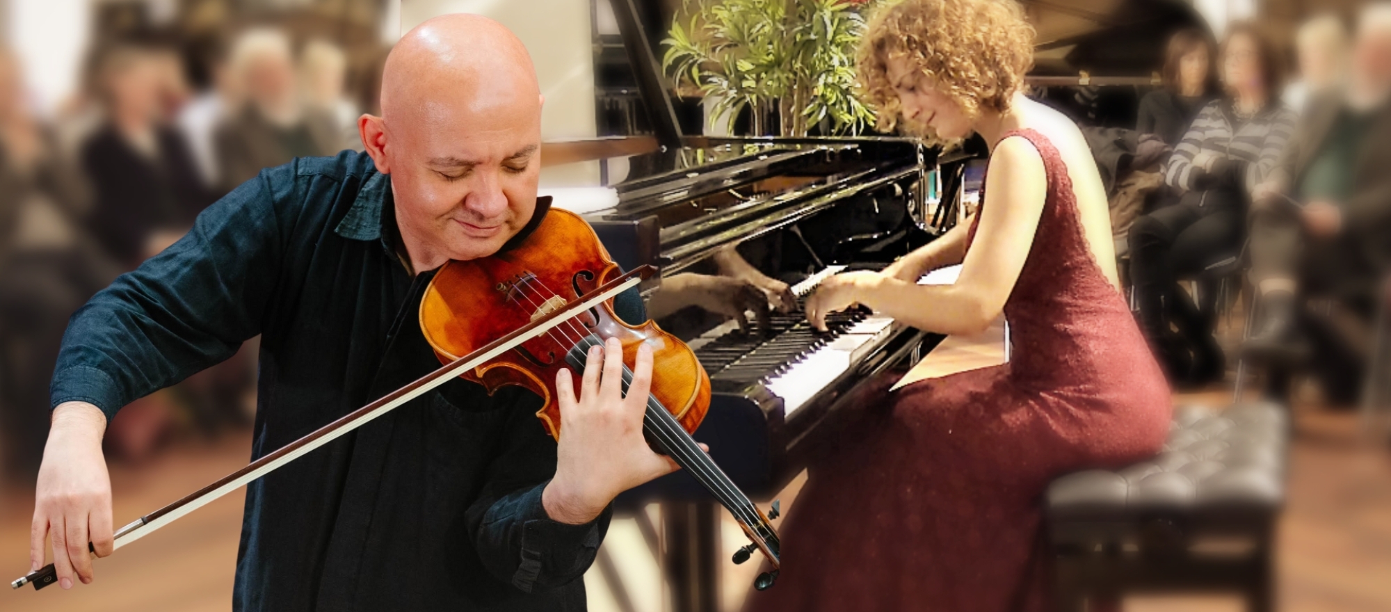 Duo Recital Vilmos Oláh & Ketevan Sharumashvili banner