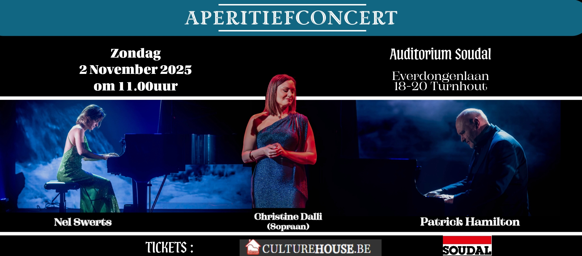 Aperitiefconcert banner