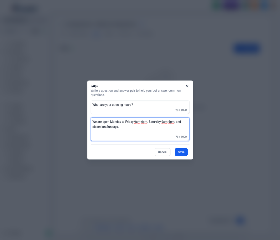 FAQ Filled In