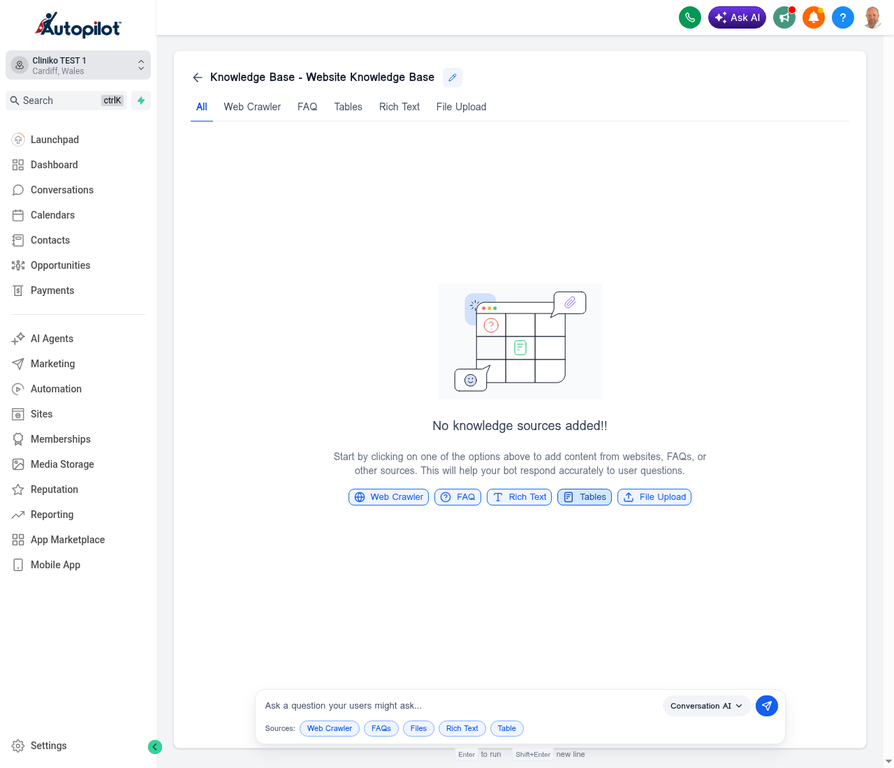 Knowledge Base Detail Page