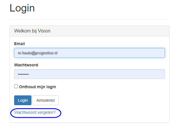 image Login-scherm AssetApp en Dashboard