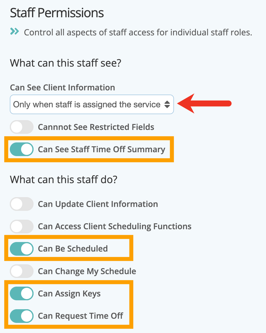 How to set staff permissions for your employees in you dog walking software