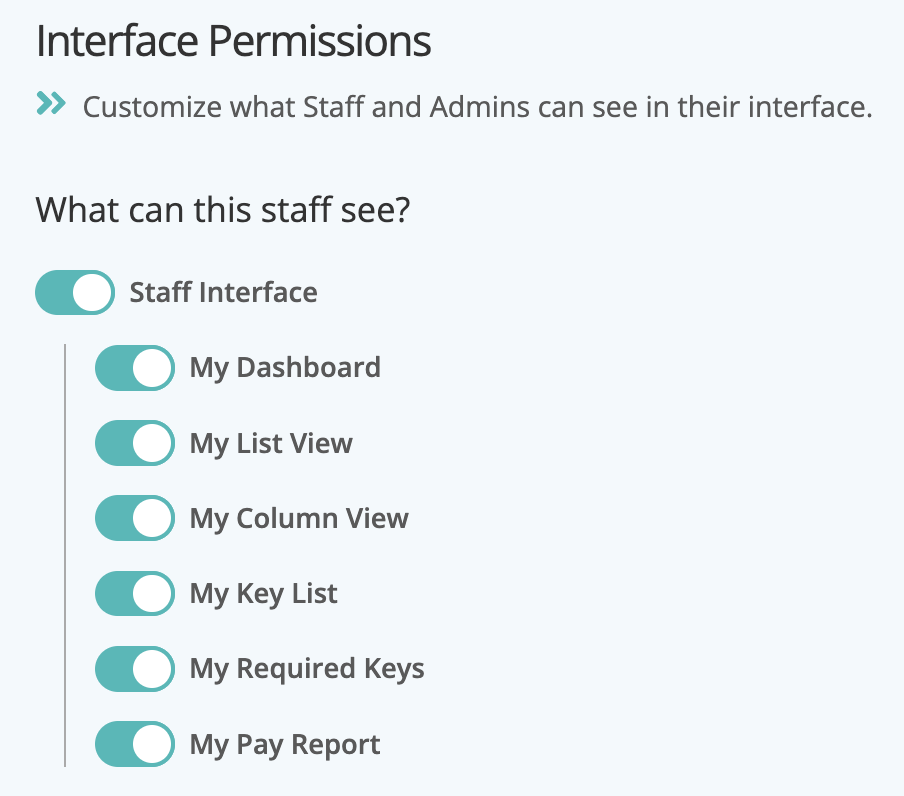 How to set your dog walker's interface permission in your pet care company's database.