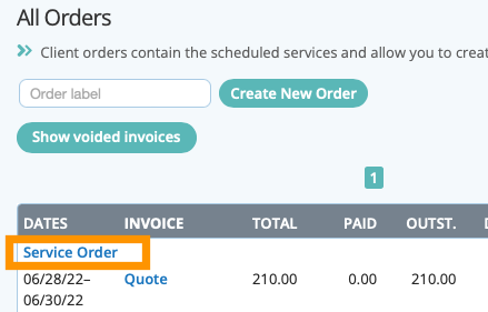 Learn how to create an invoice in a client account in pet sitting software