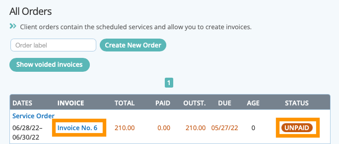 Learn how to see whether a quote has been converted into an invoice in pet sitting software