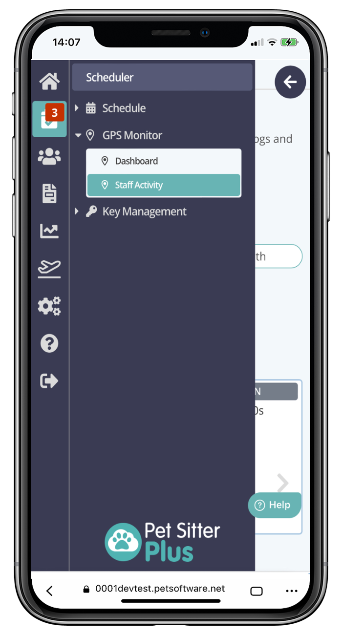 Access the Staff Activity report to edit Check-in Check-out times in Dog Walking Software