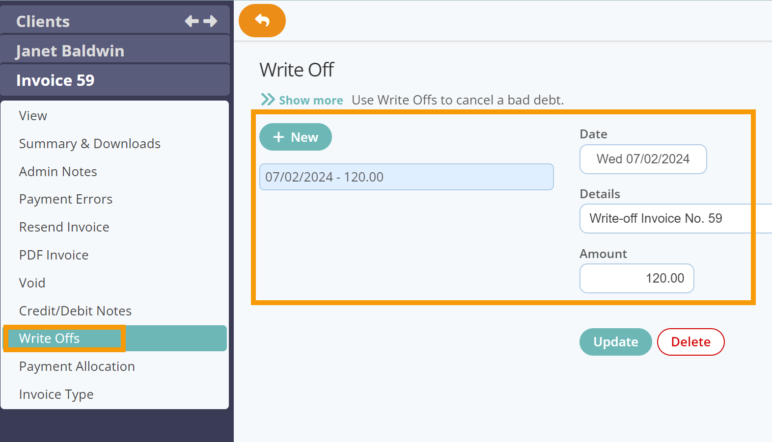 Sync WriteOffs with QuickBooks Online Pet Sitter Plus