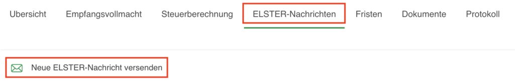 Fristverlängerung starten