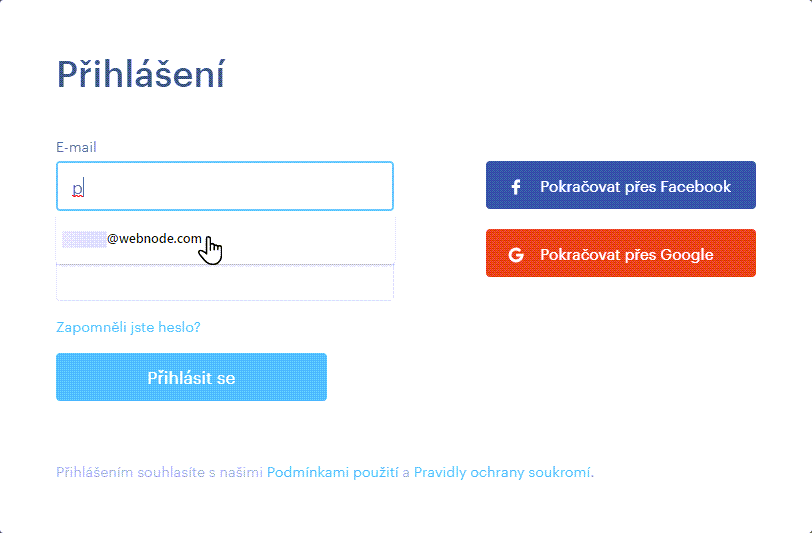 Překlep ve našeptávači