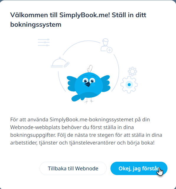 Ställ in ditt bokningssystem i SimplyBook.