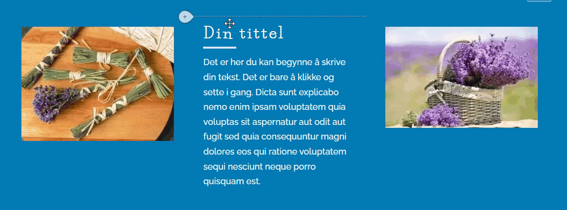 Hvordan flytte eller kopiere en innholdsblokk